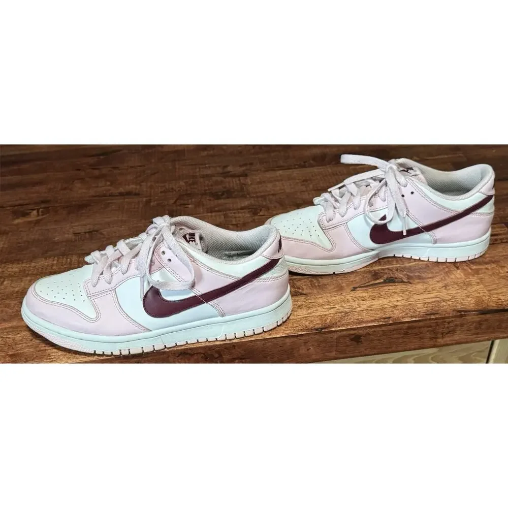 Nike Dunk Low GS Size 7Y Pink Foam Dark Beetroot White CW1590 601